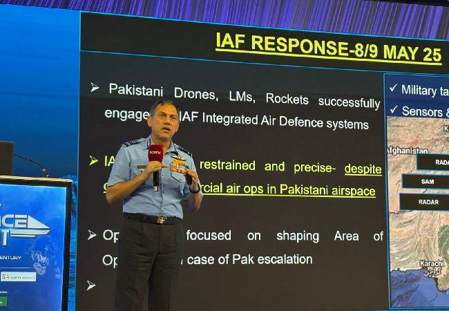 Less than 50 weapons fired by IAF forced Pakistan to call for ending conflict: Air Marshal Tiwari